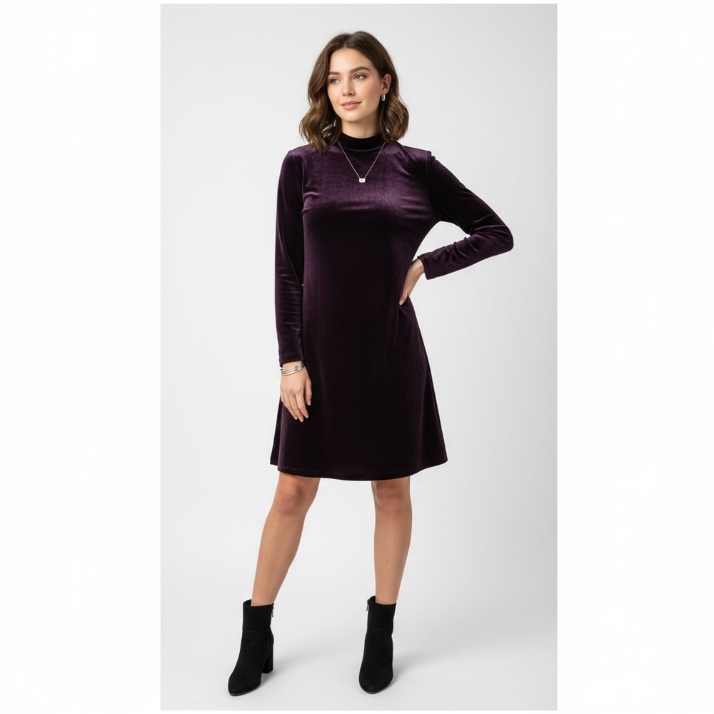 🍷 Vintage Velvet Perfection — KC Spencer New York Dress | Size 8